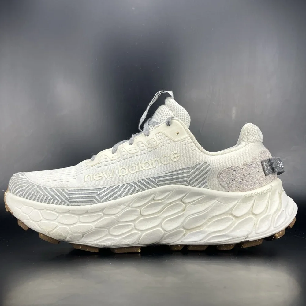 New Balance Fresh Foam X More Trail v3 - Men Size 10 'White Turtledove' MTMORUD3
